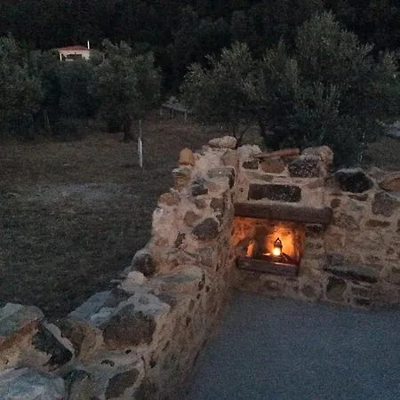 Villa Chaihoutes Stone Into Olive Farm In Zia Agios Dimitrios (Kos)