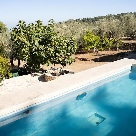 Villa Chaihoutes Stone Into Olive Farm In Zia *